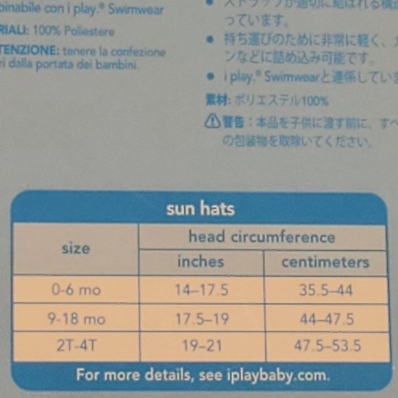 I Play Baby Bucket Sun Hat 0–6 Months Pink Fish Print UPF 50+ - Picture 7 of 8